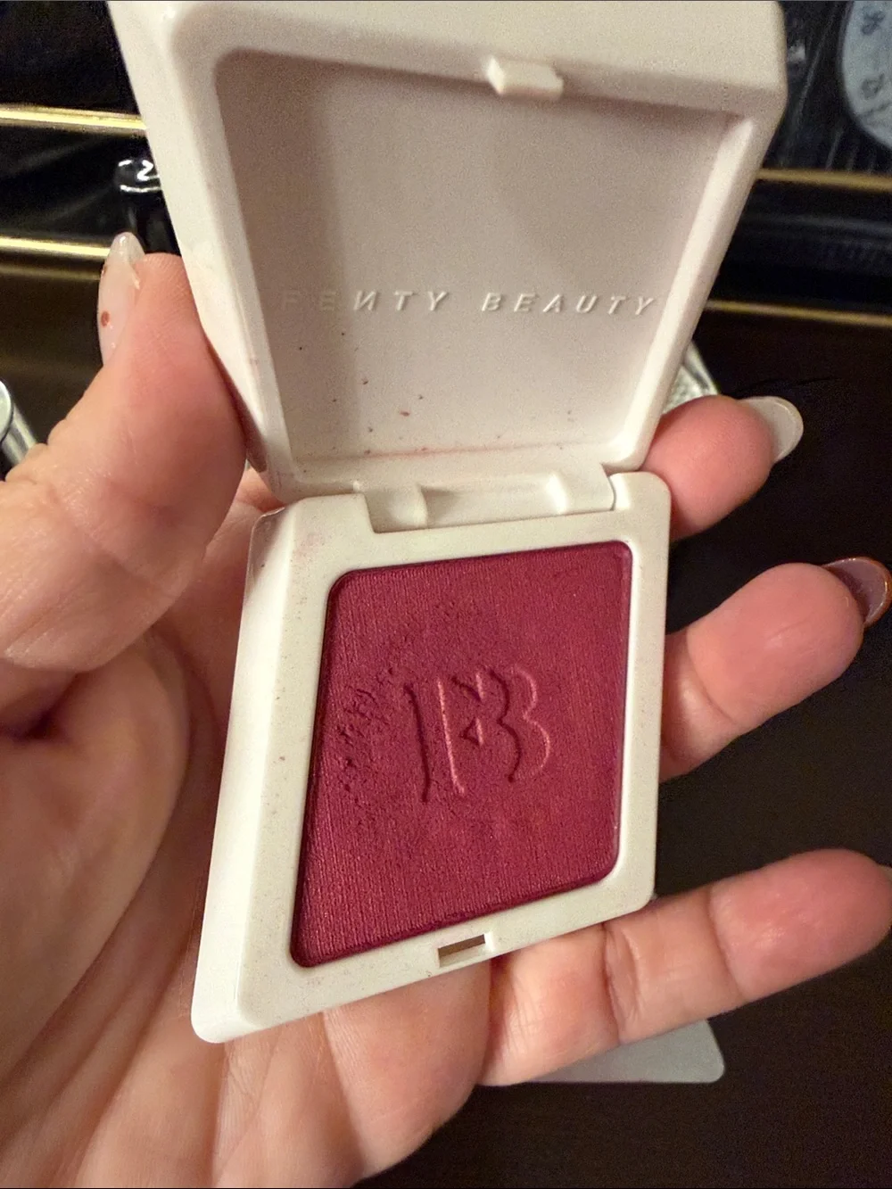 Fenty Beauty + Haus Labs Blush Duo- summertime wine and Glassy Lilac